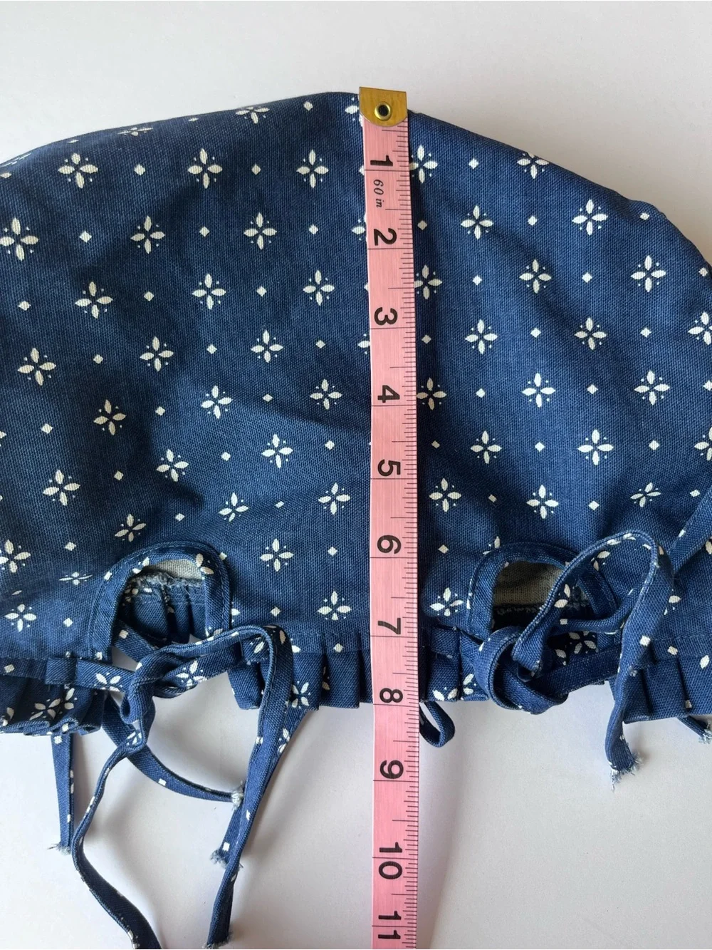 Longaberger Blue White Basket Liner 80’s 90’s